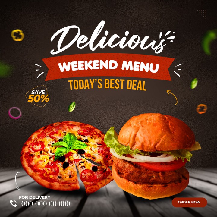 SOCIAL MEDIA DEISGN | Restaurant ad design