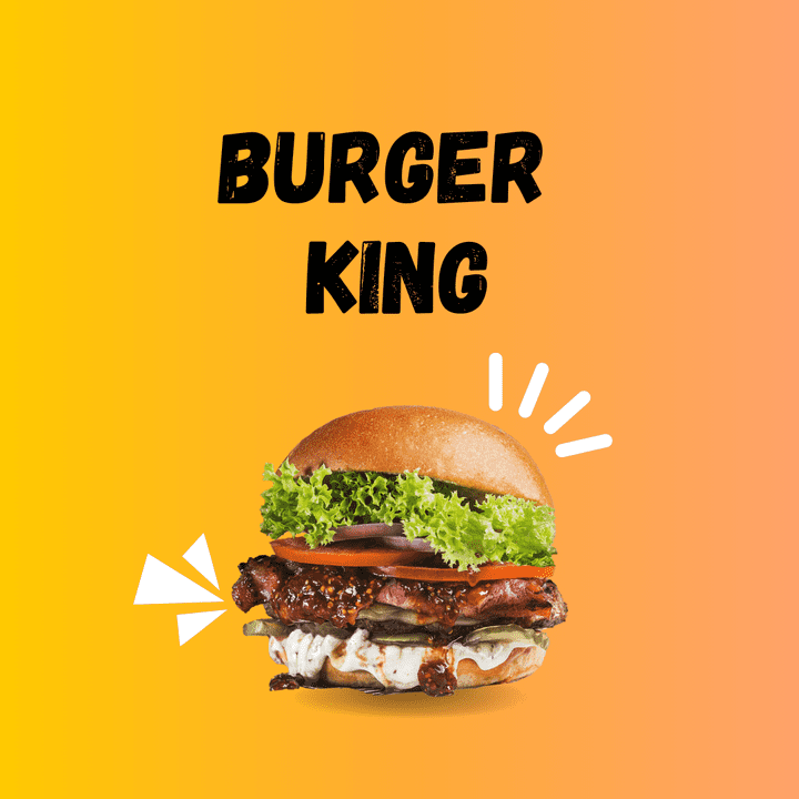 Simple Burger Poster