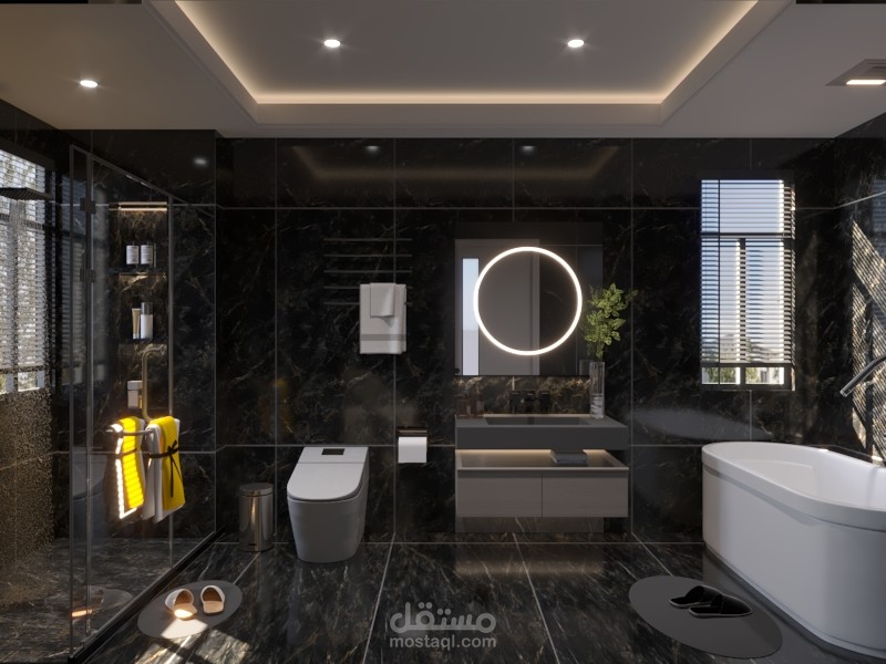 black modernbathroom