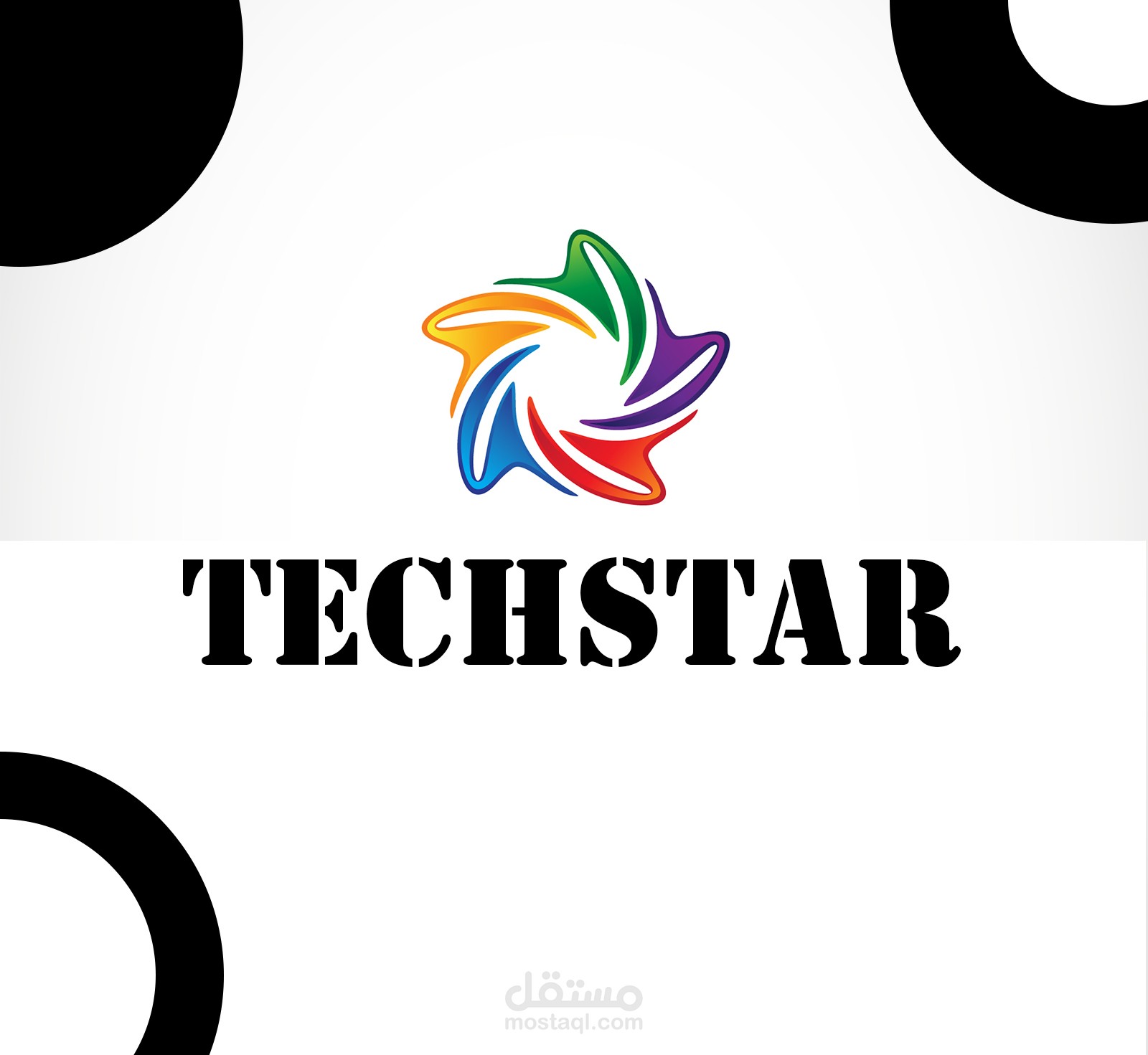 تصميم شعار TECHSTAR