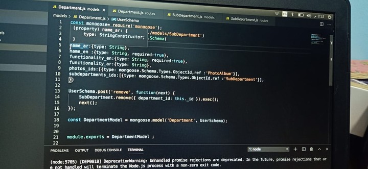 UNESCO EGYPT Website Recycling from PHPto Node js