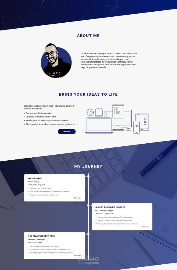 Personal website -