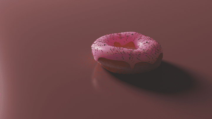 3D Sculptured Donut