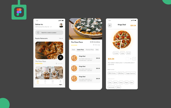 Food Delivery App (UX UI Design)