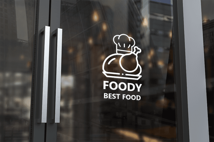 تصميم شعار مطعم  فودي FOODY Logo design