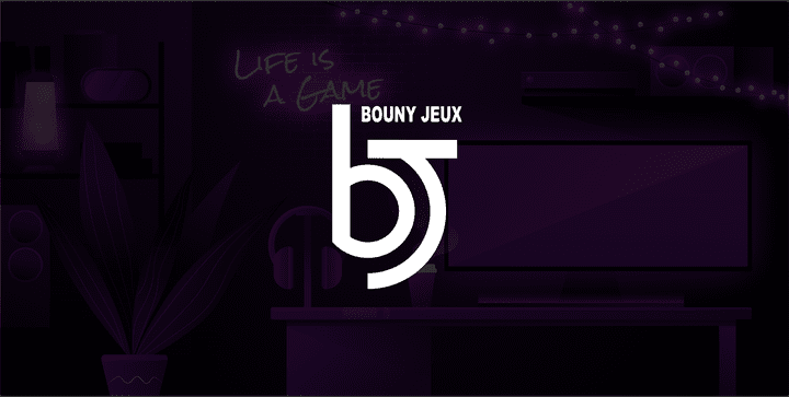 تصميم شعار احترافي Design Logo BOUNY JEUX