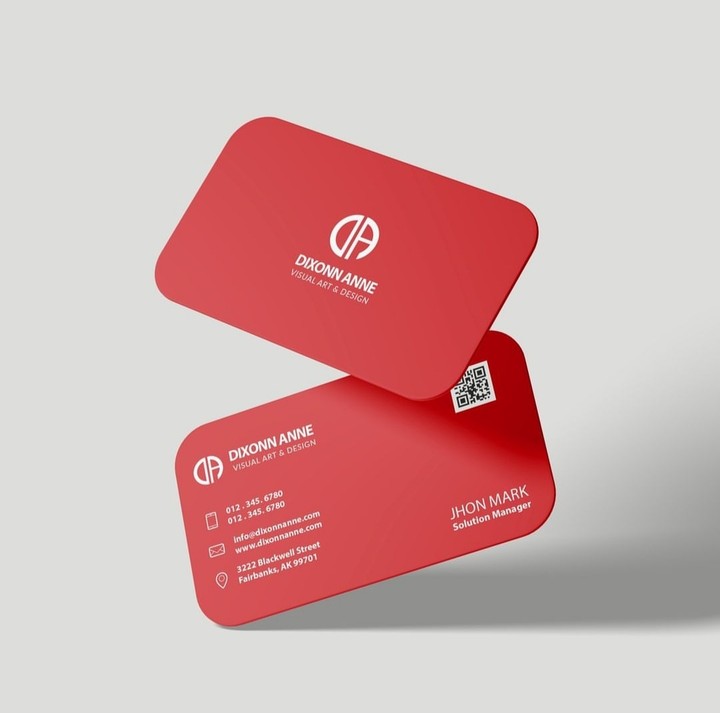 تصميم بطاقة عمل  احترافية Design business card