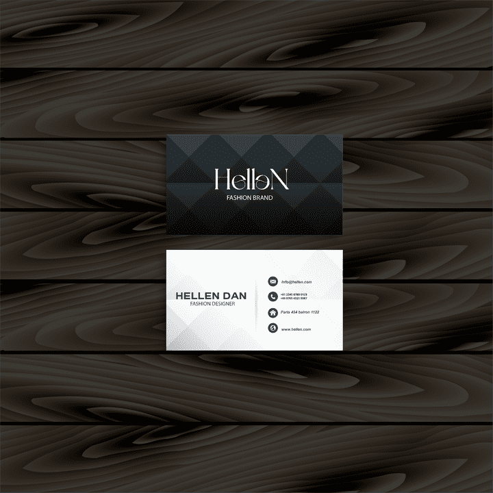 تصميم بطاقة عمل احترافية Design business card