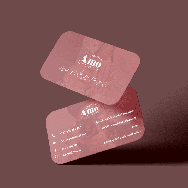 تصميم بطاقة عمل احترافية لمصور فوتوغرافي  Design business card
