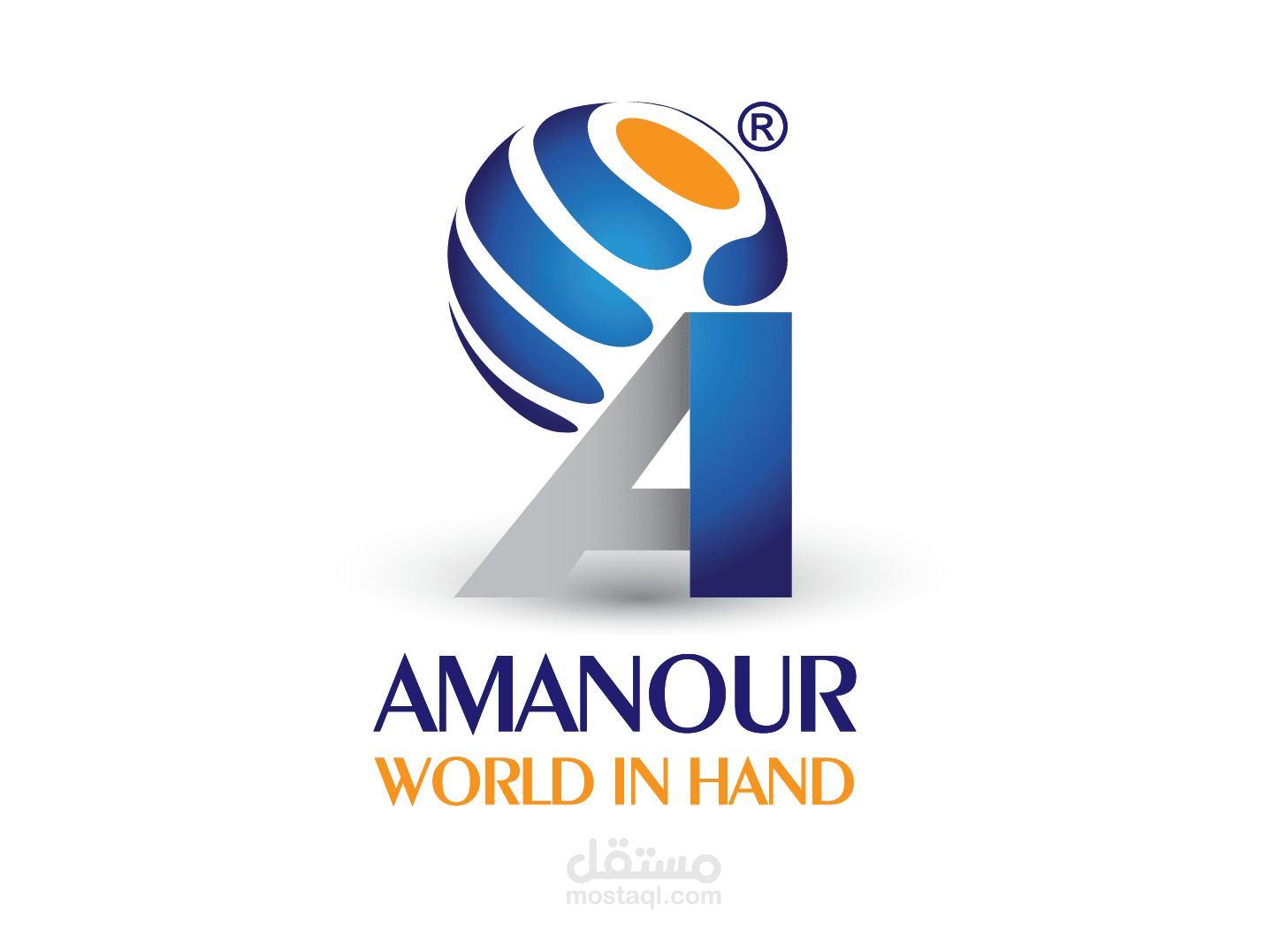 Amanour تصميم شعار شركة أمانور للتجارة