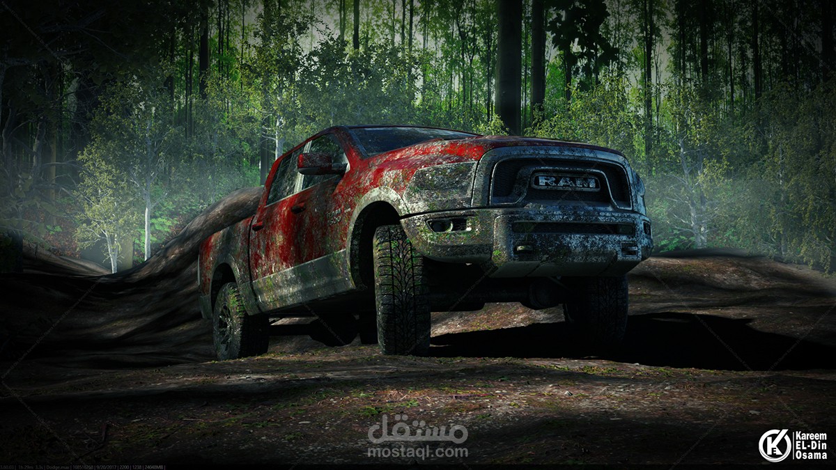 Dodge Ram 3D Visualization