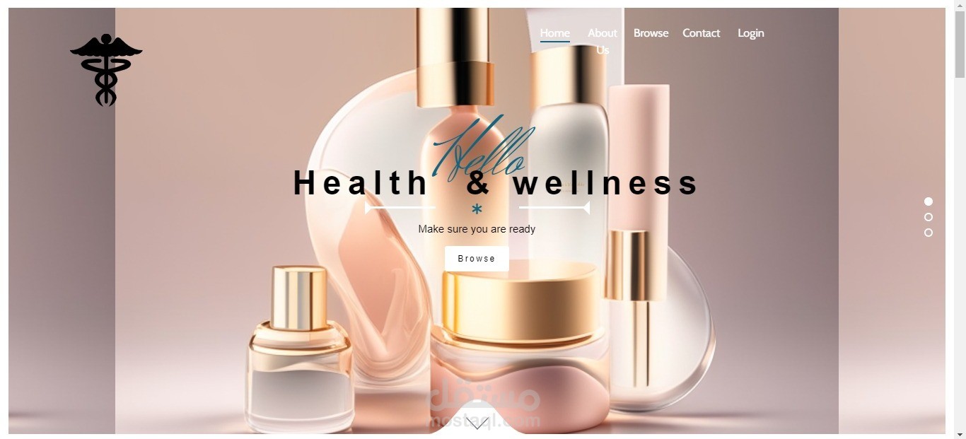 Cosmetics website