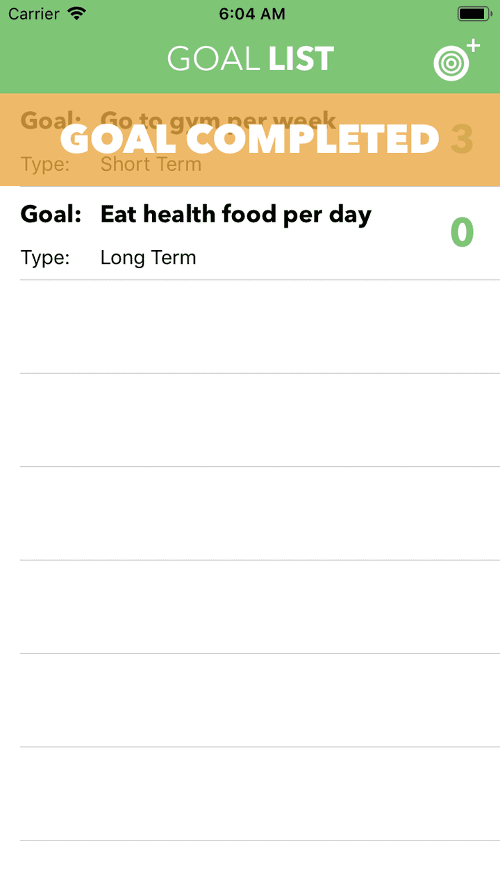 Goal-List