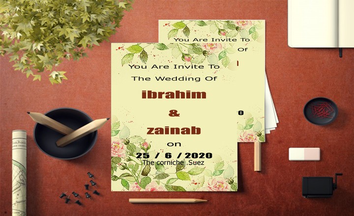 Wedding invitation