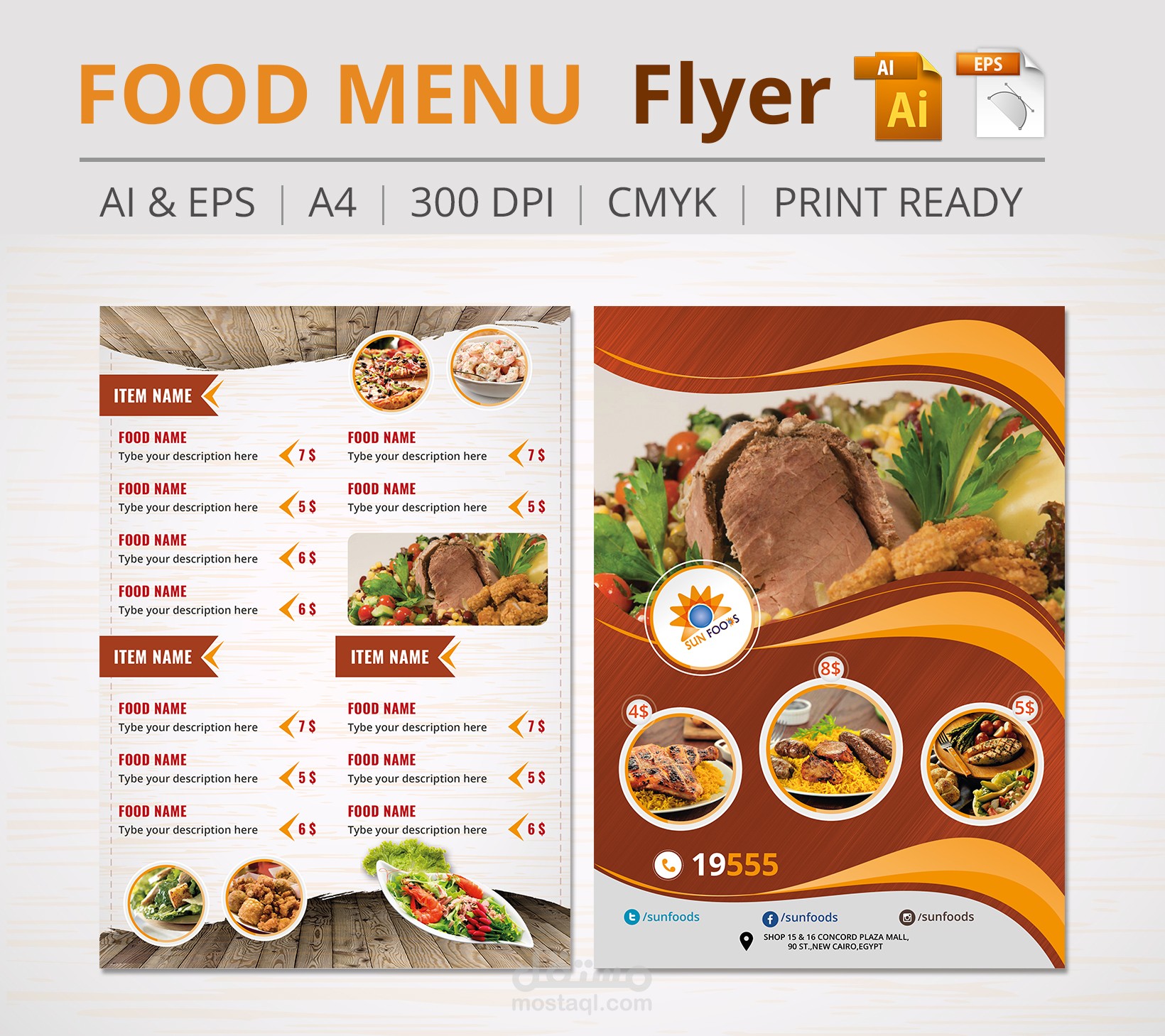 Food Menu Flyer