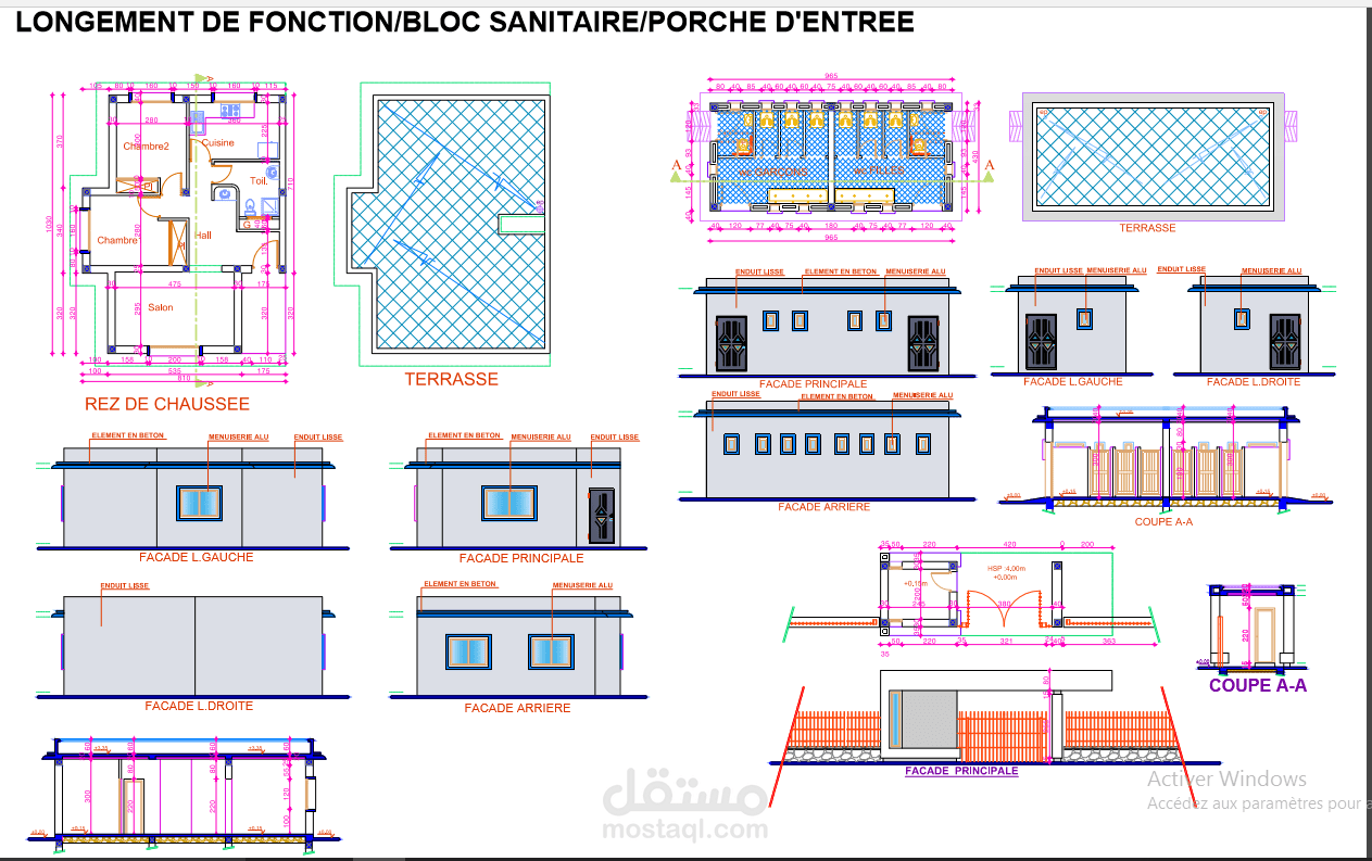 تصميم مخطط 2D