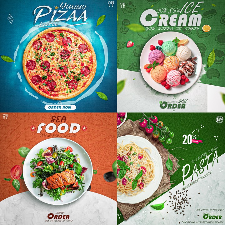 Social Media Designs -FOOD