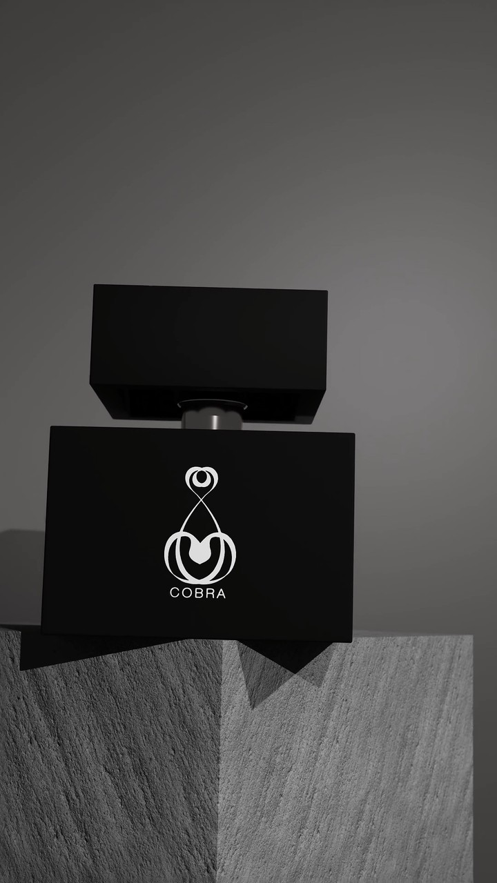 إعلان 3D لزجاجة Perfume