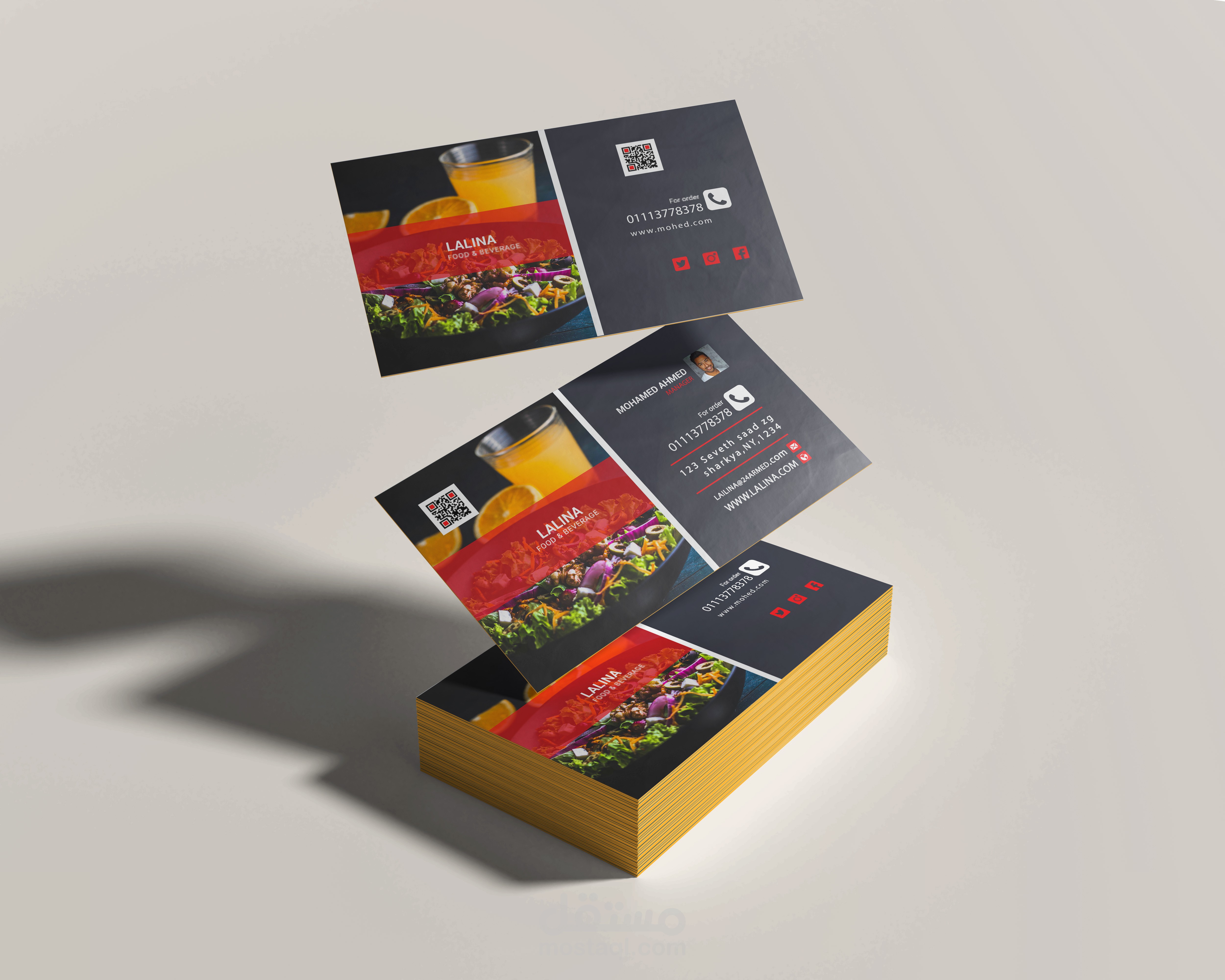 تصميم بزنس كارد bussiness card