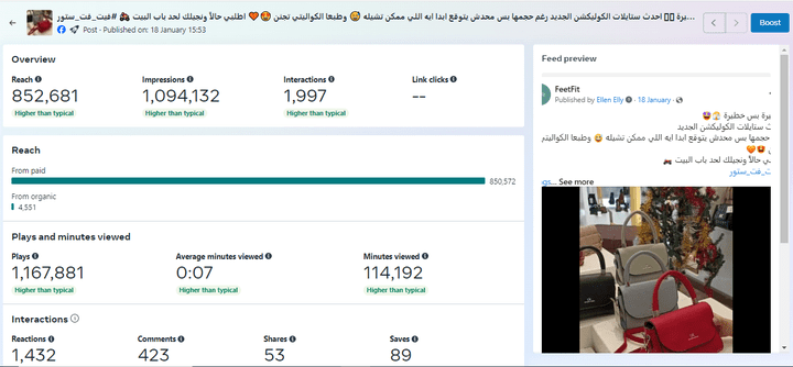 حملة اعلانية بنتائج غير مسبوقة