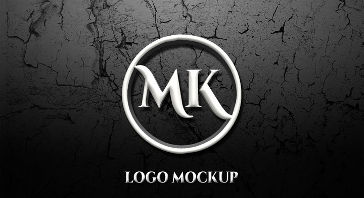 logo mockup 3d