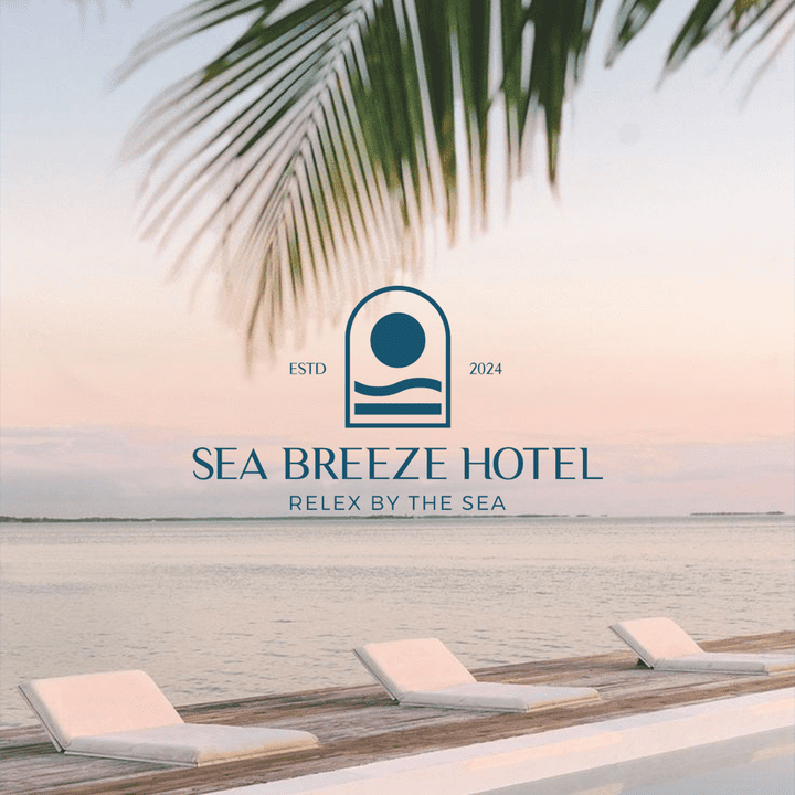 تصميم هوية بصرية لفندق Sea Brezze Hotel