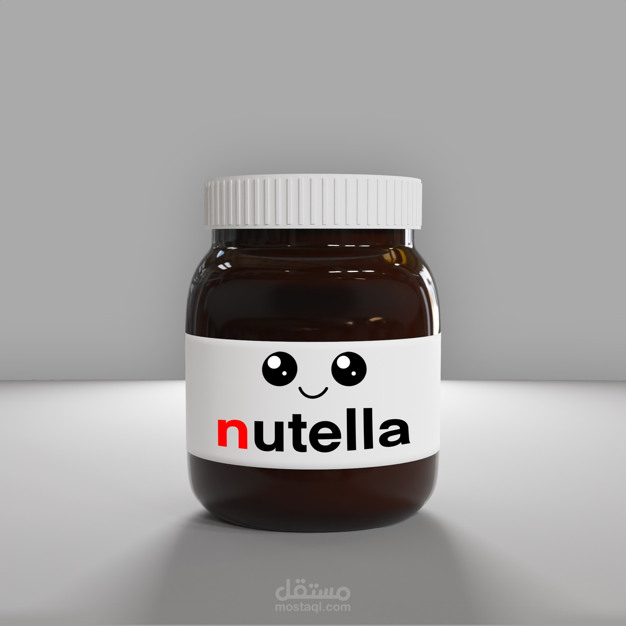 تصميم Nutella 3D