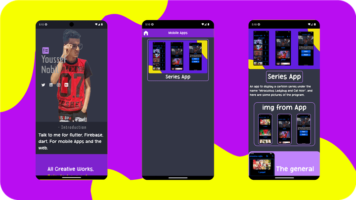 "Portfolio App "By Flutter