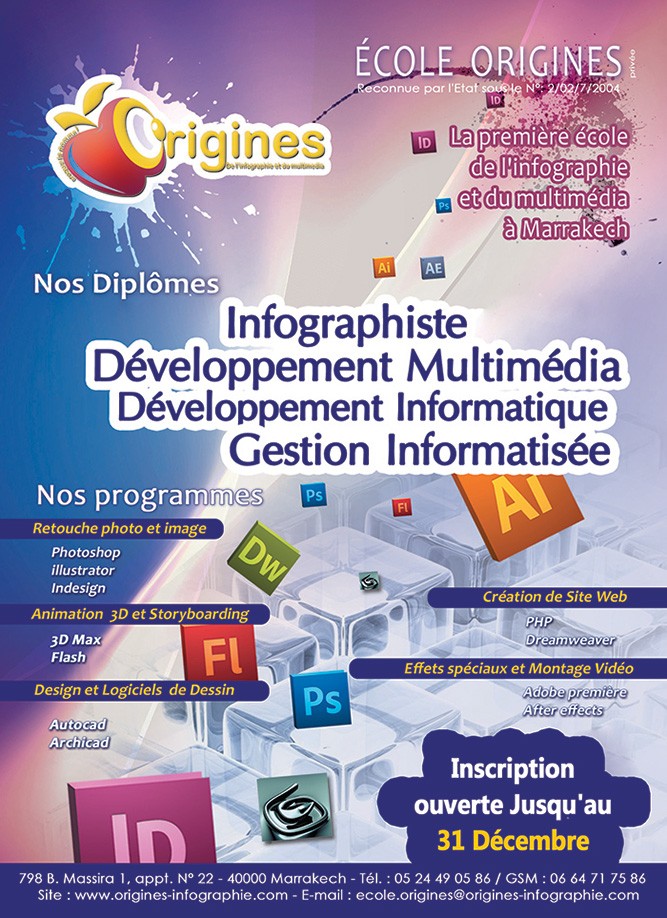 flyer ecole prive
