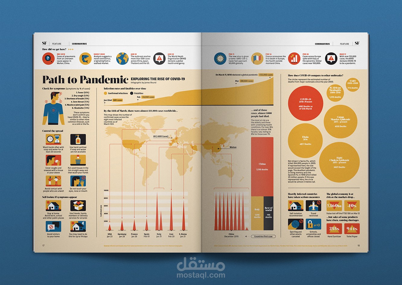 Corona Virus Infographic