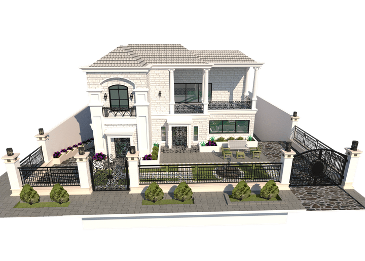 exterior view for villa