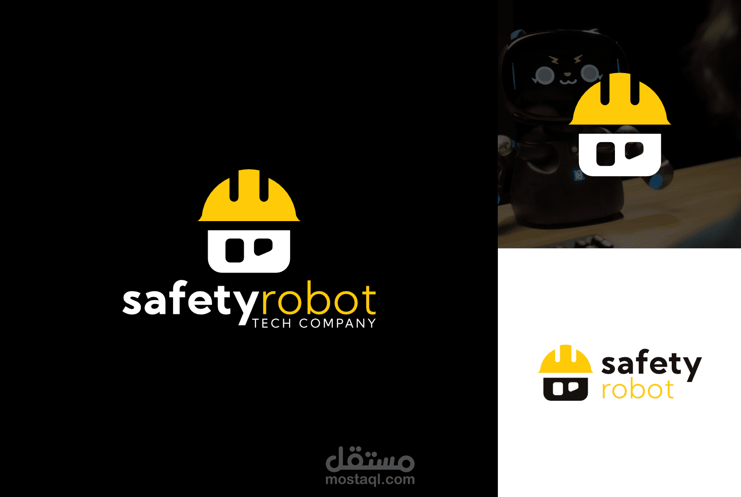 Safety robot شعار لمنتوج شركة تقنيات