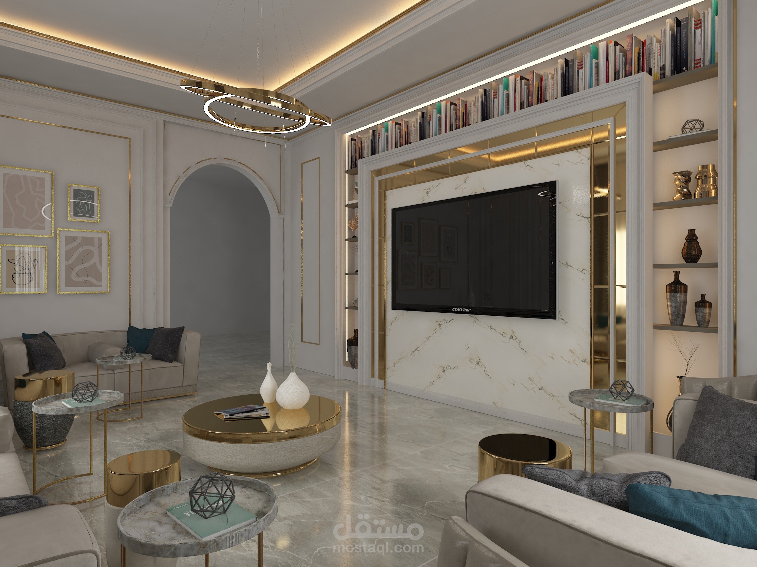 تقديم دراسة هندسية عبر برامج 3D MAX , Autocad ,Revit , Photoshop