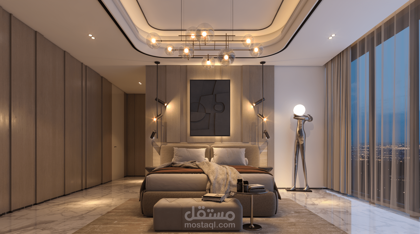 تصميم جناح نوم