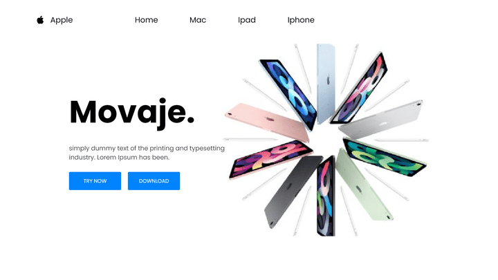 Redesign for Apple website
