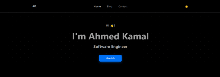 Ahmed Kamal | Portfolio