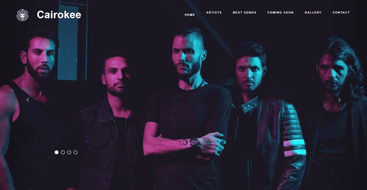 Cairokee Band Website