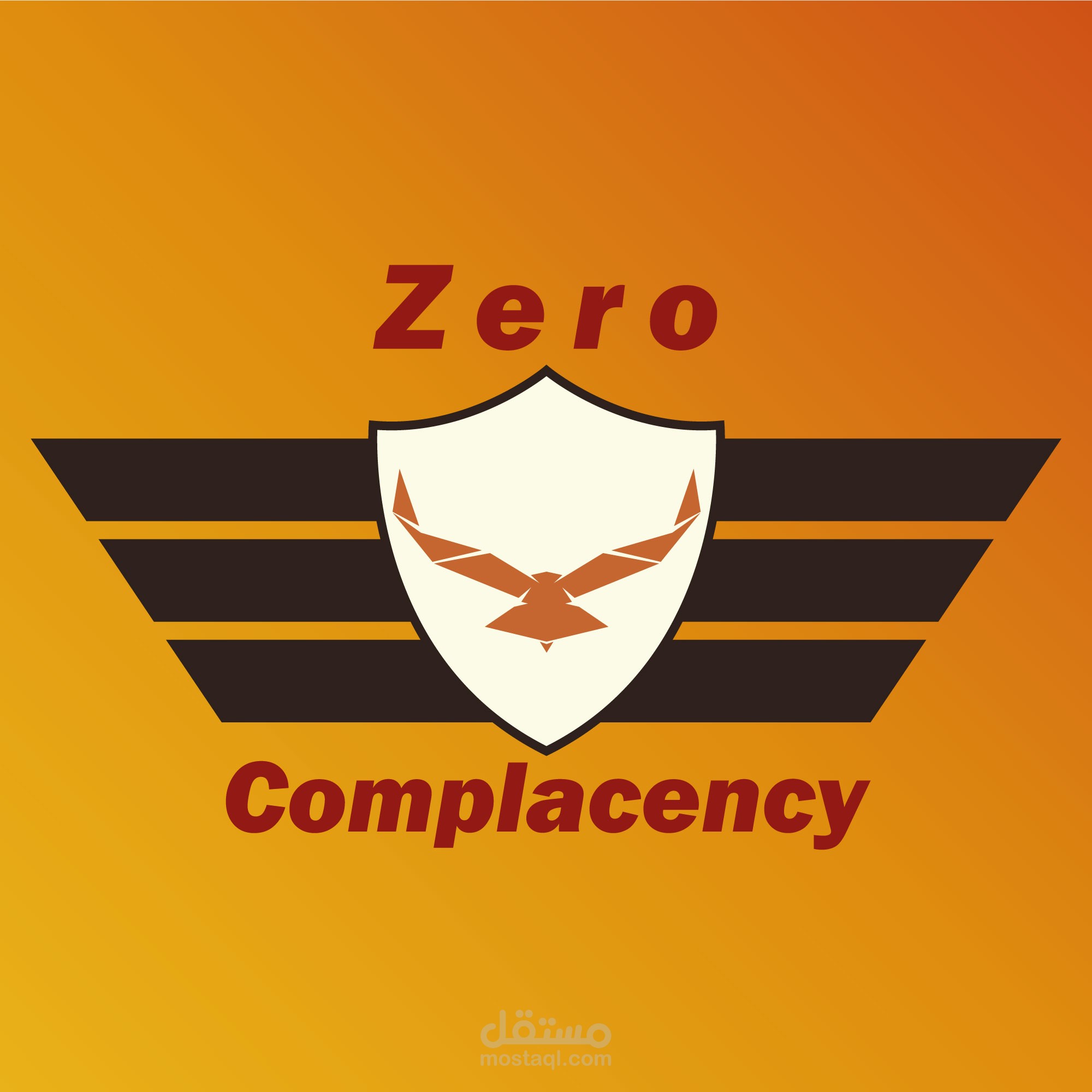 تصميم شعار لشركة Zero Complacency