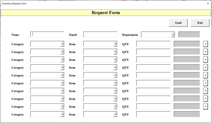 Request Form