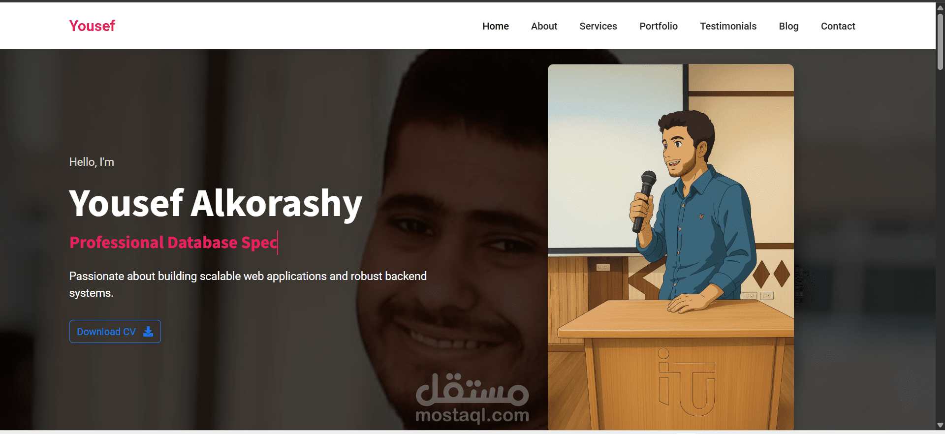 Portfolio – معرض أعمال شخصي