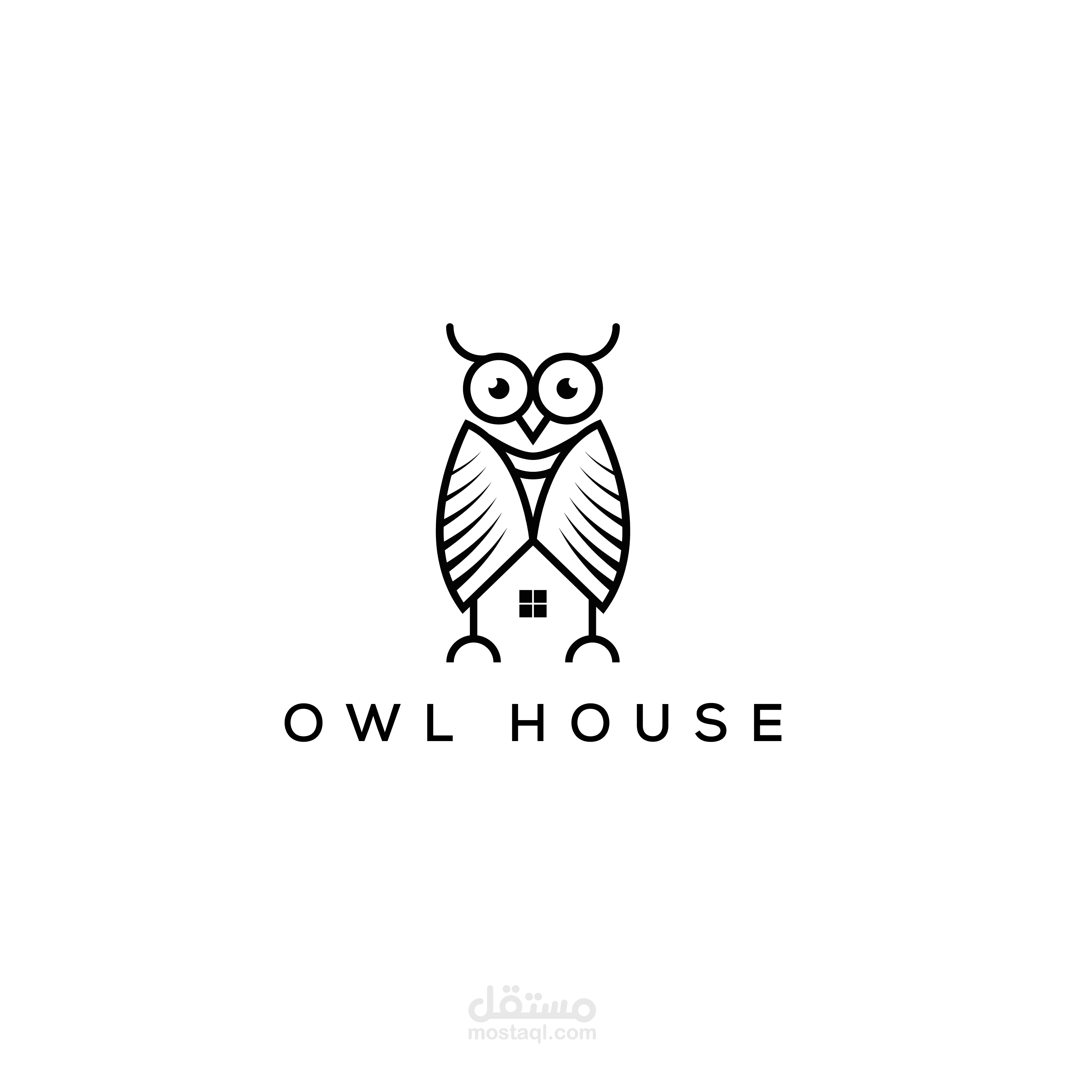 OWL HOUSE logo design