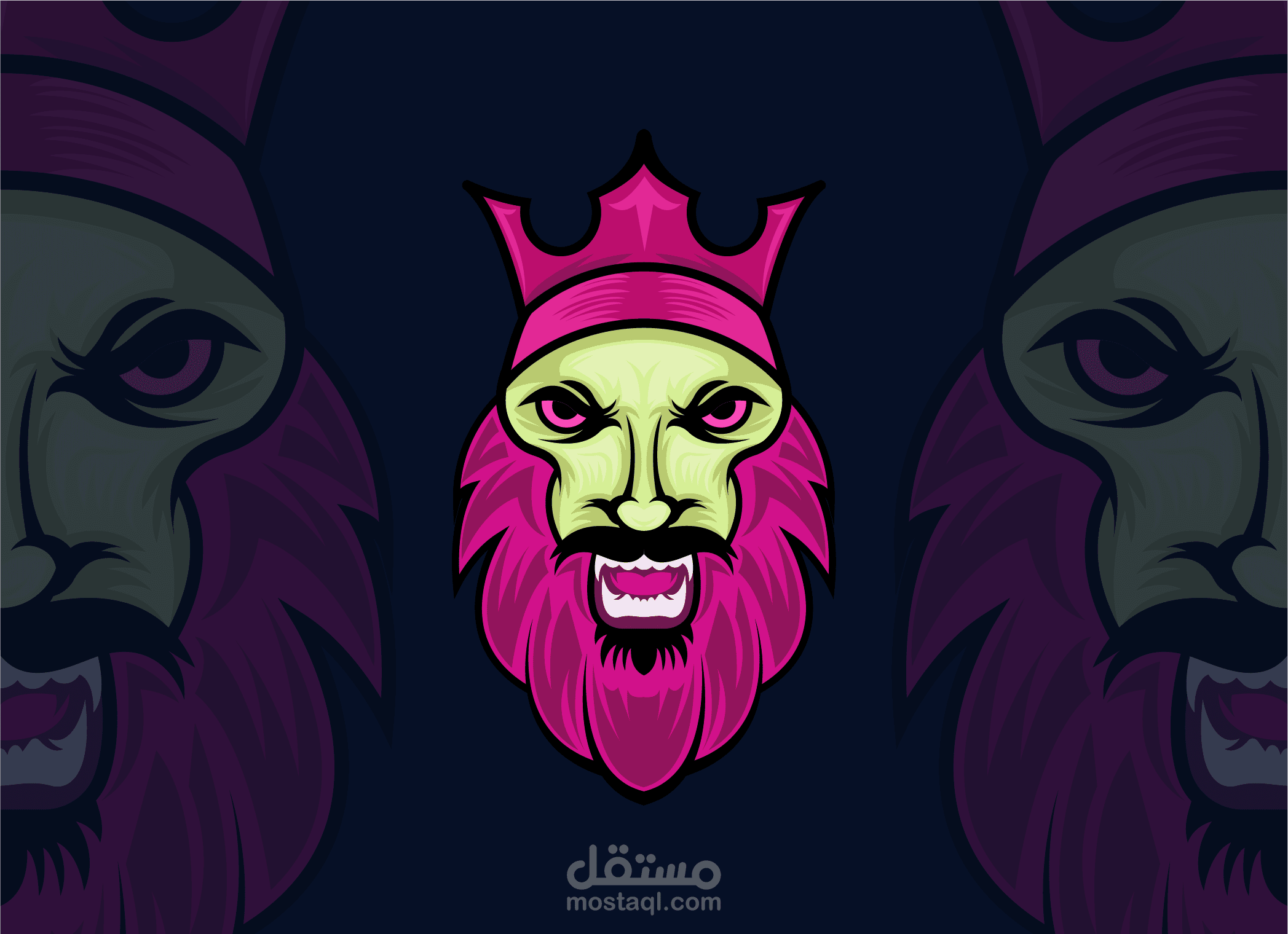 ANGRY KING ILLUSTRATION