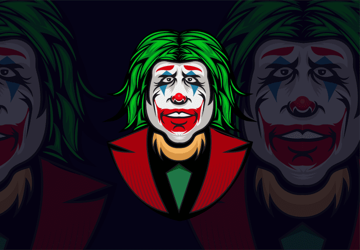 JOKER VECTOR ILLUSTRATION