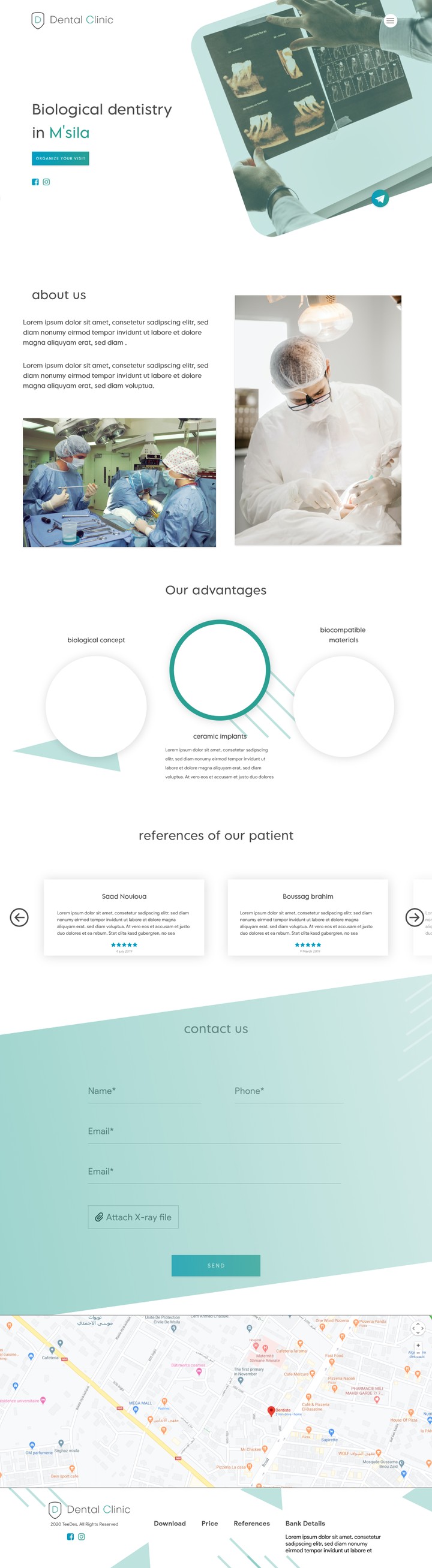 Clinic UI Website