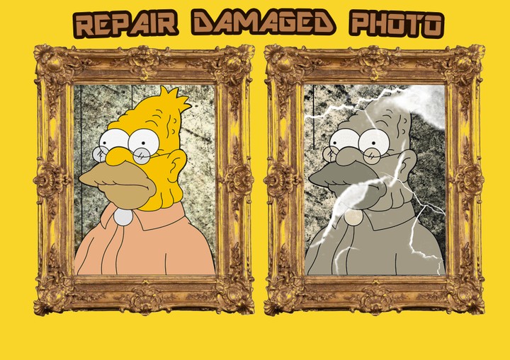 تصليح الصور القديمة و كأنها لم تتلف مع تلوينها ./ repair damaged photo and coloring