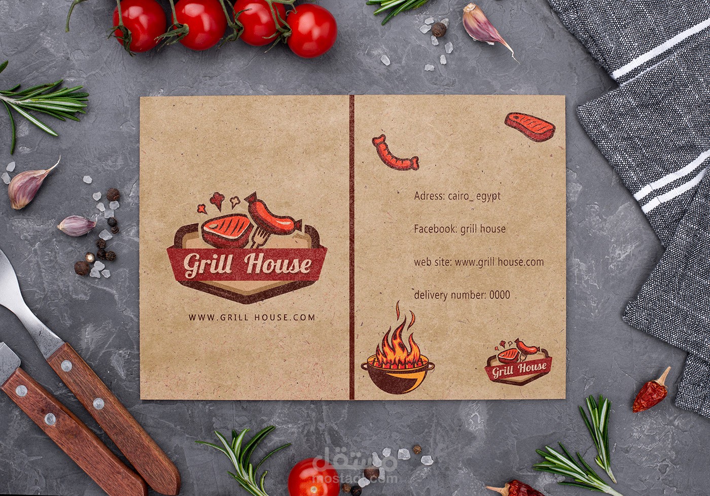 Menu design