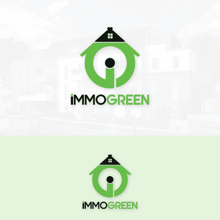 شعار شركة السكن الصديق للبيئة ImmoGreen