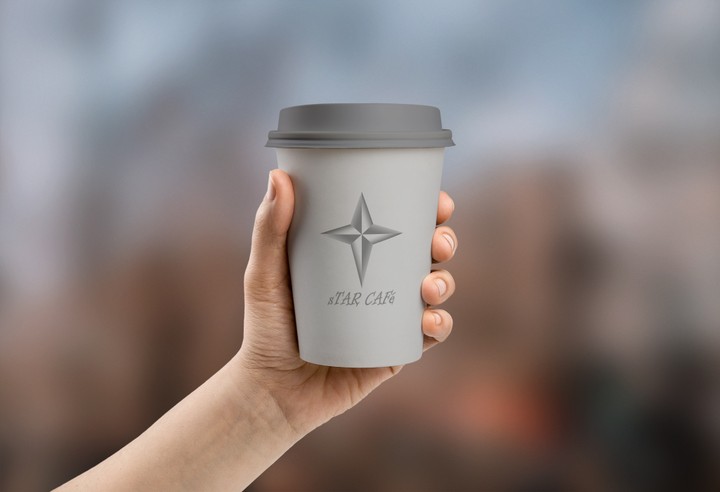 تصميم هويات بصرية لمقهى بإسم STARCOFE