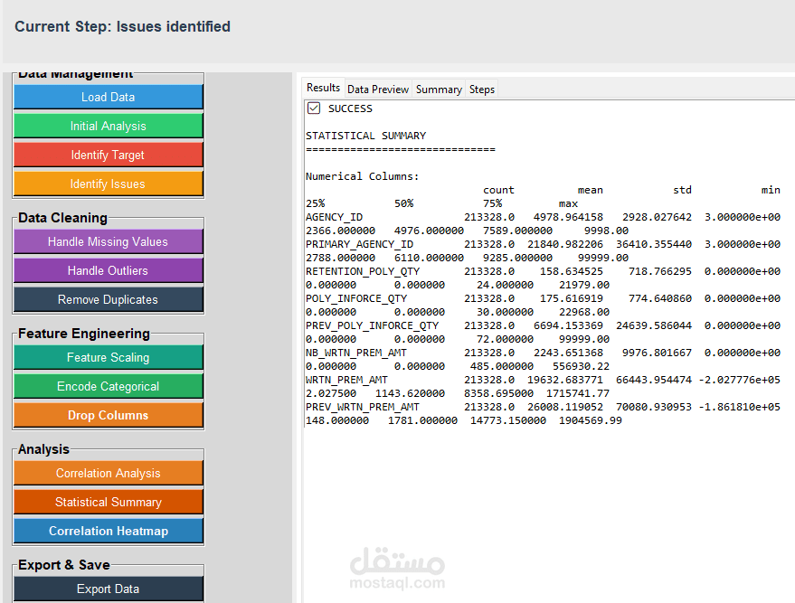 Data Preprocessor