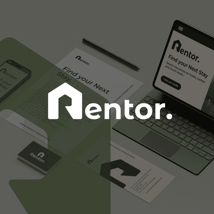 شعار لشركة Rentor